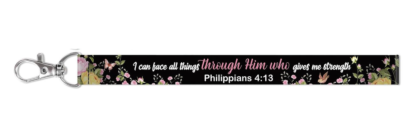 Wristlet Keychain – Philippians 4:13