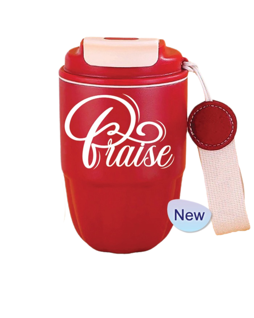 Tumbler Mug Red 320ml - Praise