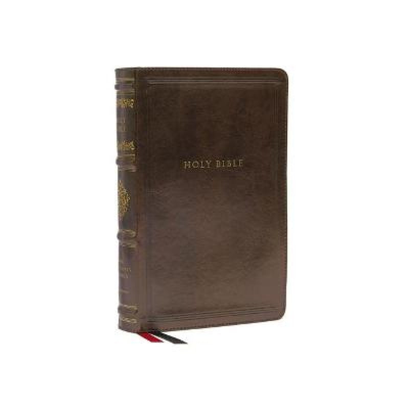 NKJV Bible Personal Size Ref erence Brown Im/Lth