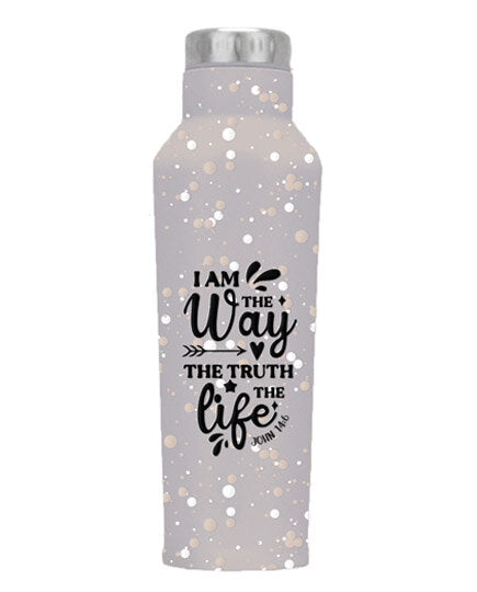 Tumbler Bottle Tall - I Am the Way - Grey