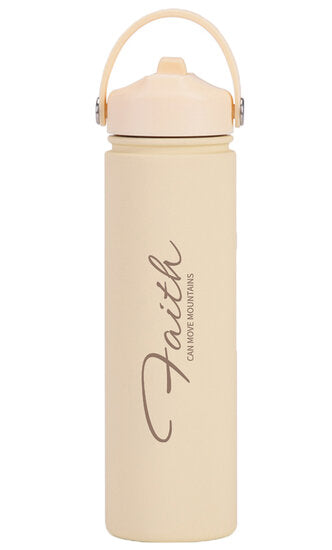 Tumbler Bottle - Faith can move mountains - 750ml