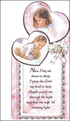 Night Prayer for Girl – Wooden Hanging Plaque