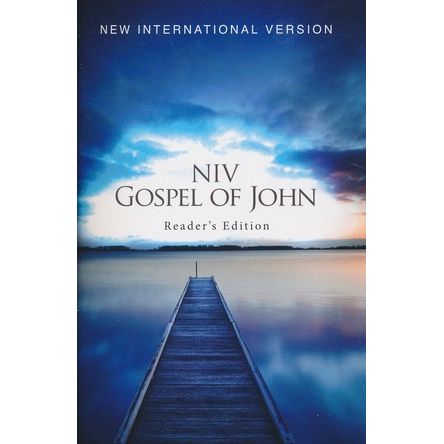 NIV Gospel Of John Readers Edit Blue (P/B) Booklet