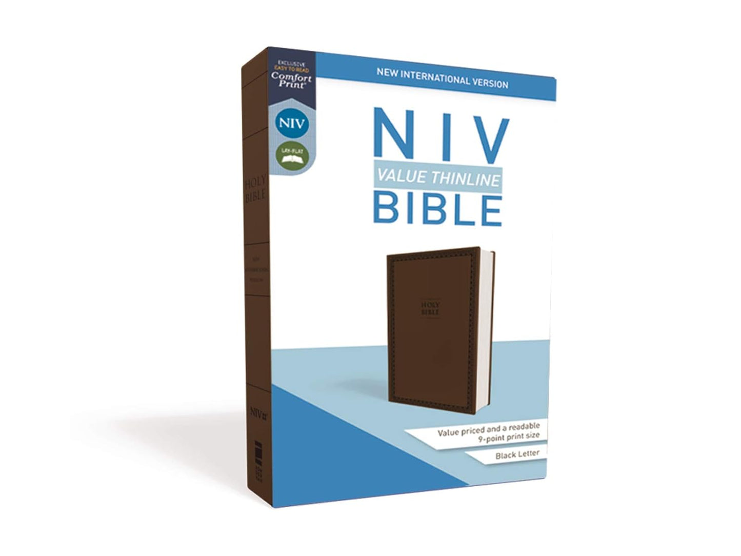 NIV Bible Value Thinline Chocolate Comfort Print Lth/Soft