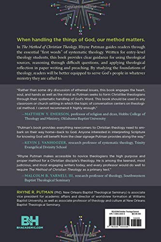 The Method of Christian Theology - Basic Introduction (P/B)