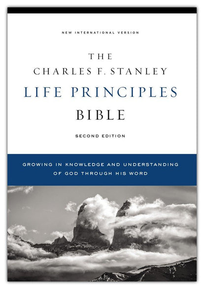 NIV  Bible Charles Stanley Life Principles 2Nd Ed (H/B)