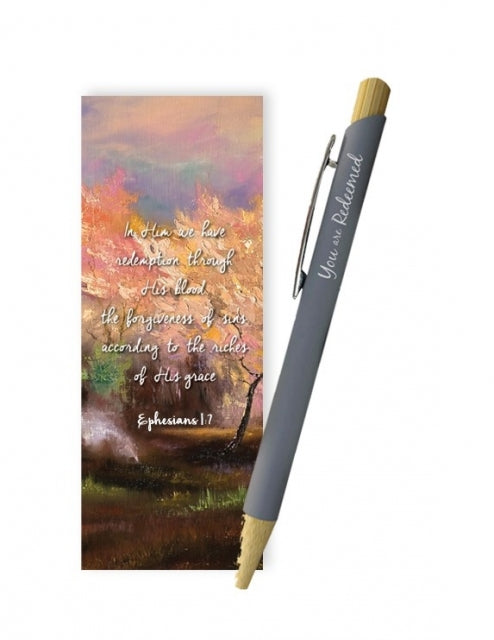 Gel Pen with Bookmark - You are Redeemed