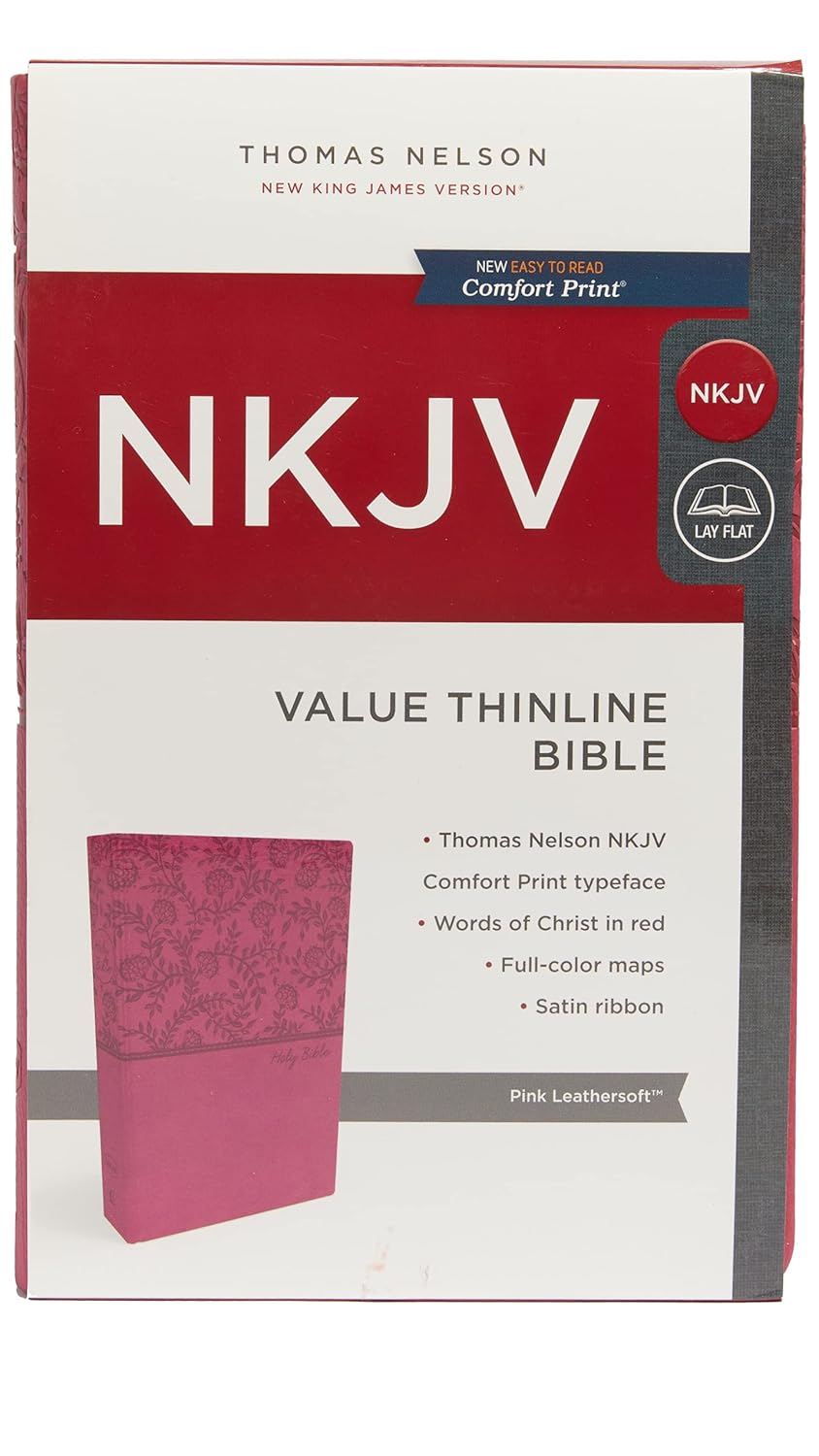 NKJV Bible Value Thinline LthSoft Pink