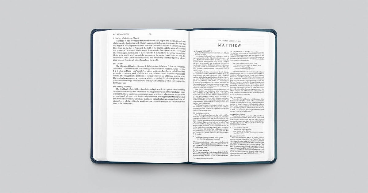 ESV Gift and Award Bible Blue Trutone