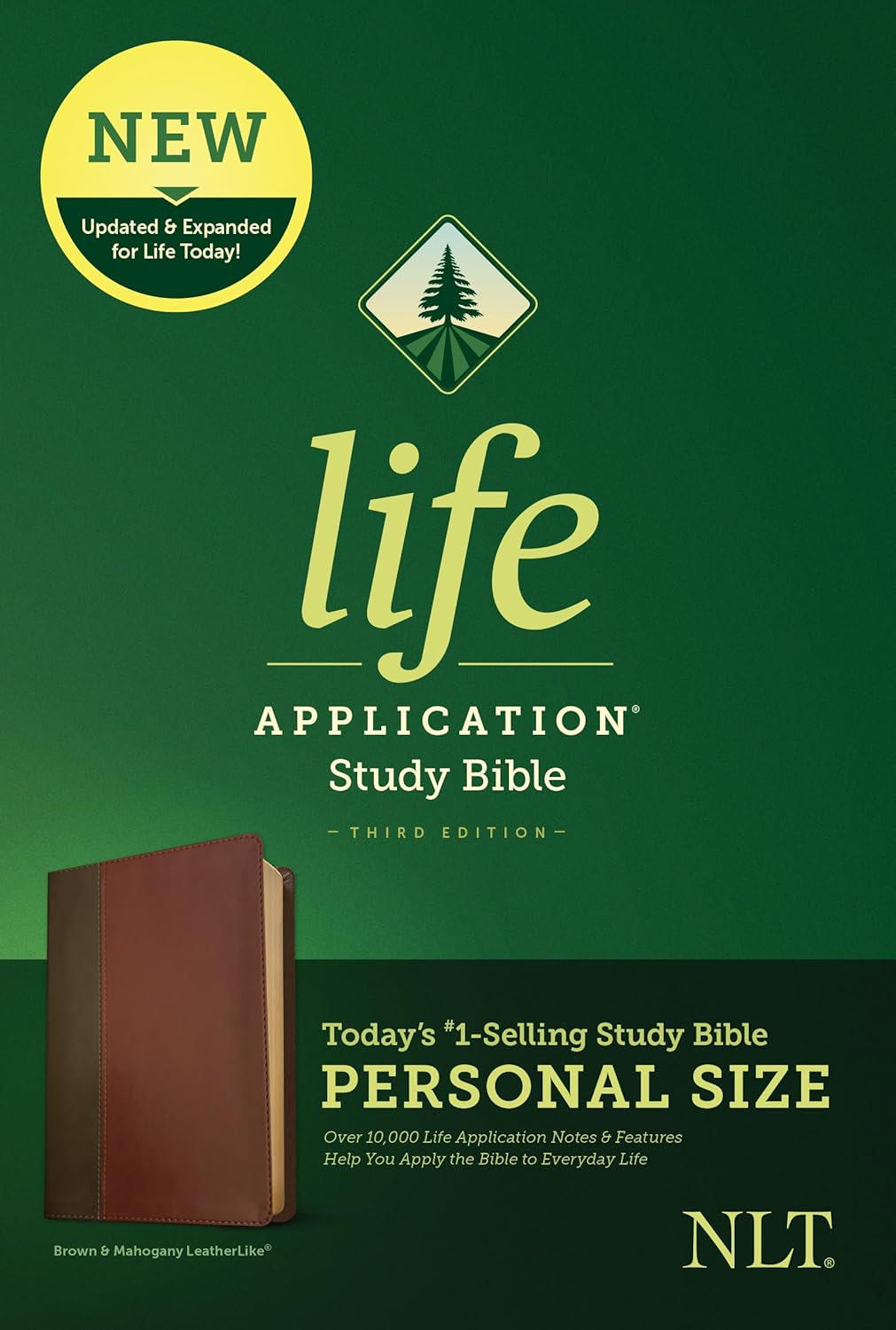 NLT Lab Study Bible 3rd Ed Personal Brown Im/Lth