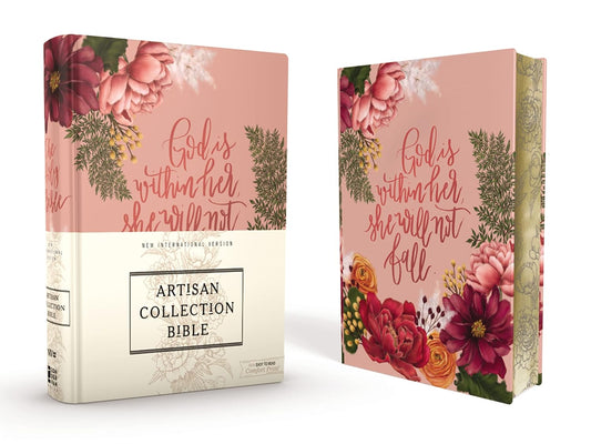 NIV Bible Artisan Journaling Pink Floral