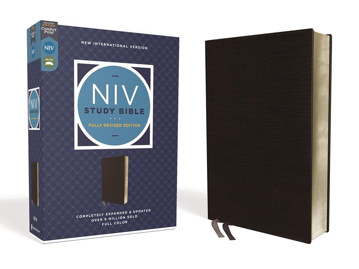 NIV Study Bible Fully Revised Edition Black I/L