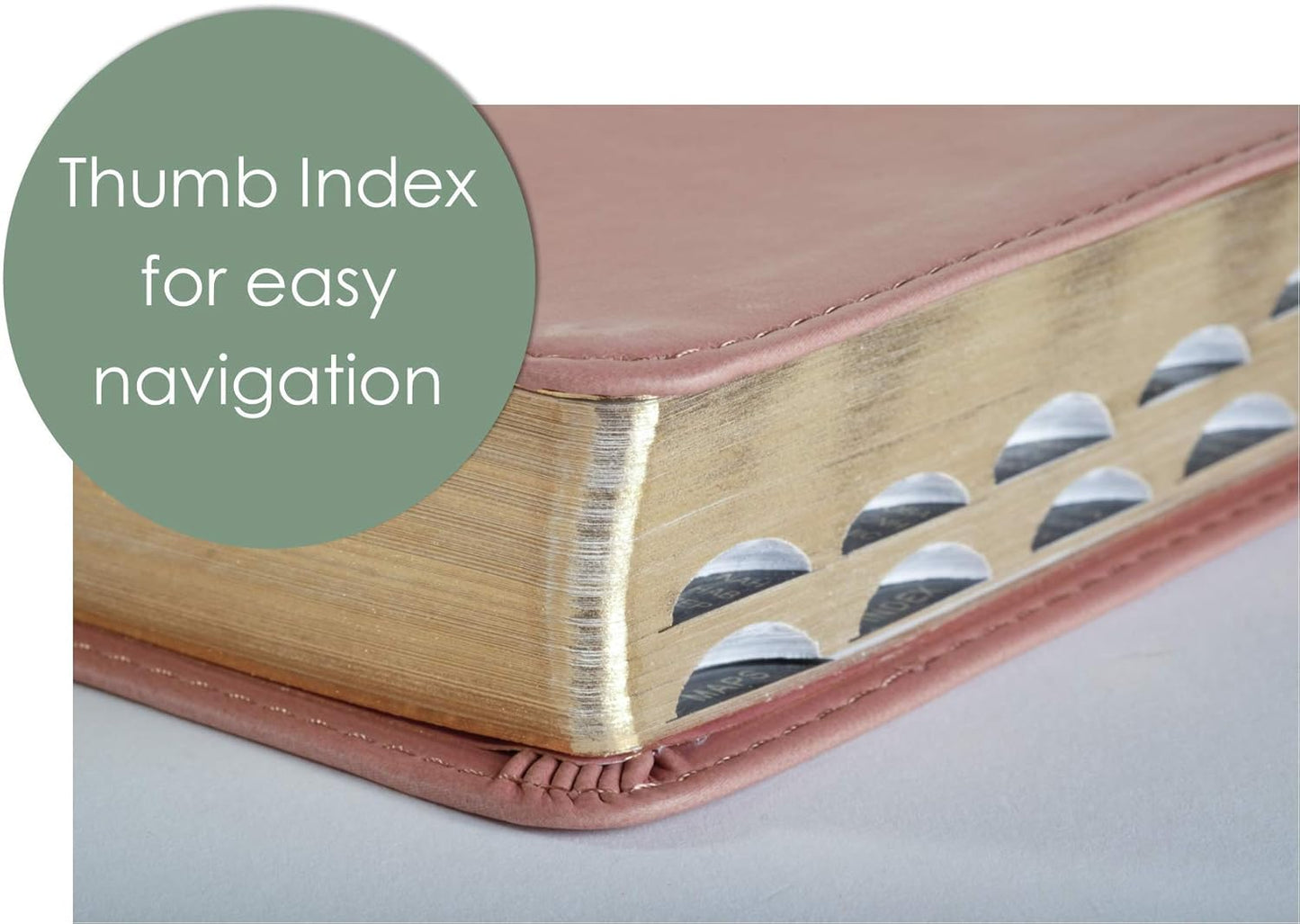 NLT Thinline Ref Bible Filament Enabled Pink Indexed