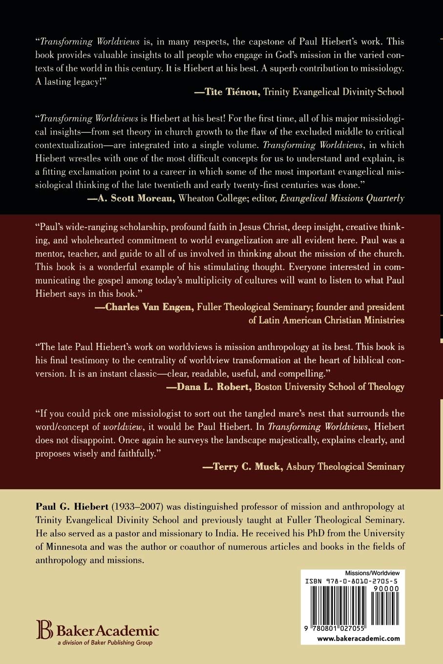 Transforming Worldviews