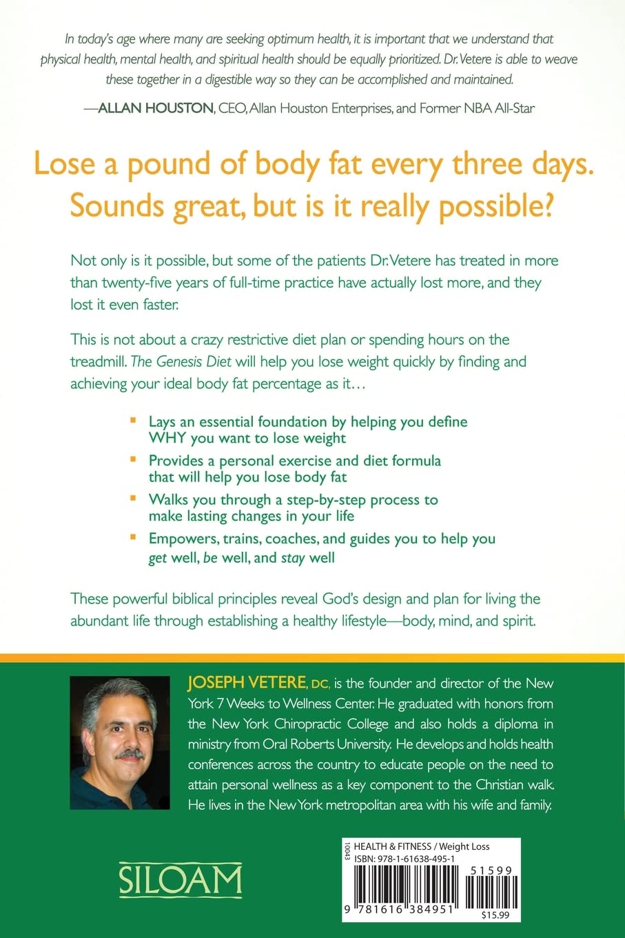 The Genesis Diet: A Complete Wellness Program to Help You Get Well