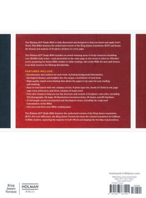 KJV Holman Study Bible Plum Lth/touch