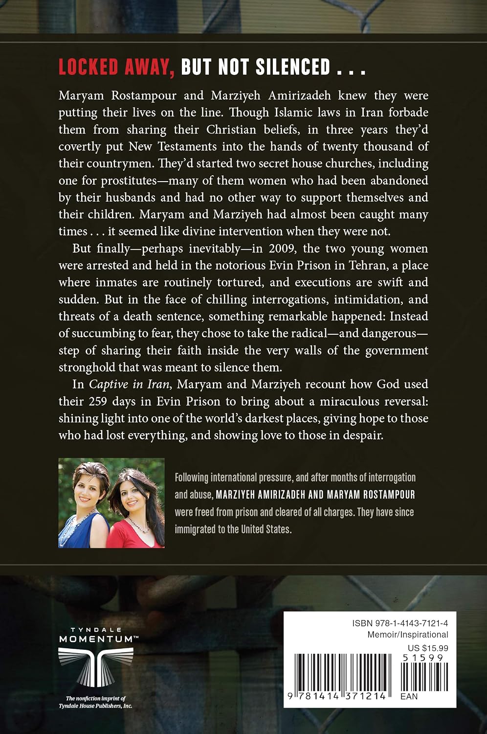 Captive in Iran by Maryam Rostampour and Marziyeh Amirizadeh