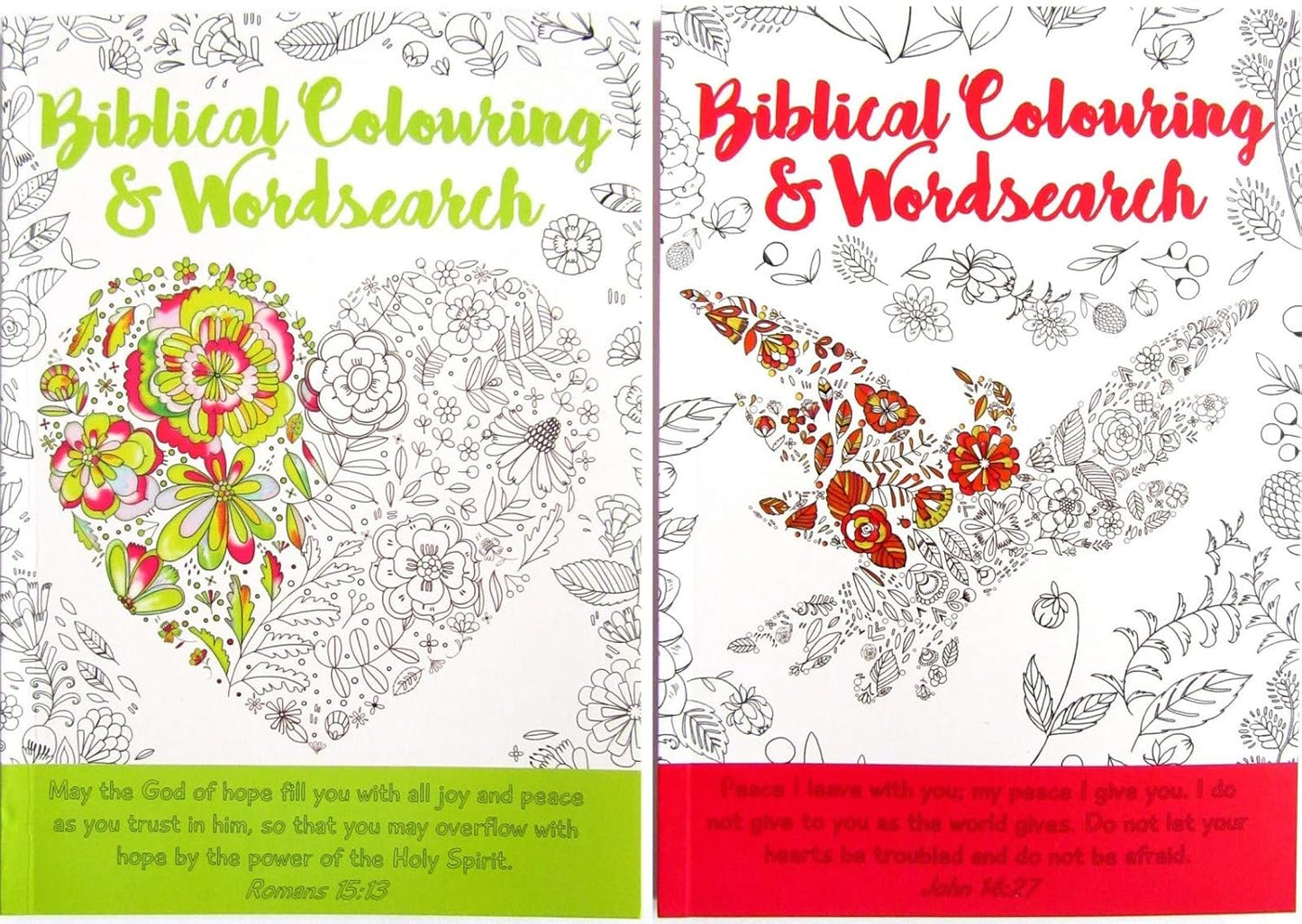 Biblical Colouring & Wordsearch (Heart)
