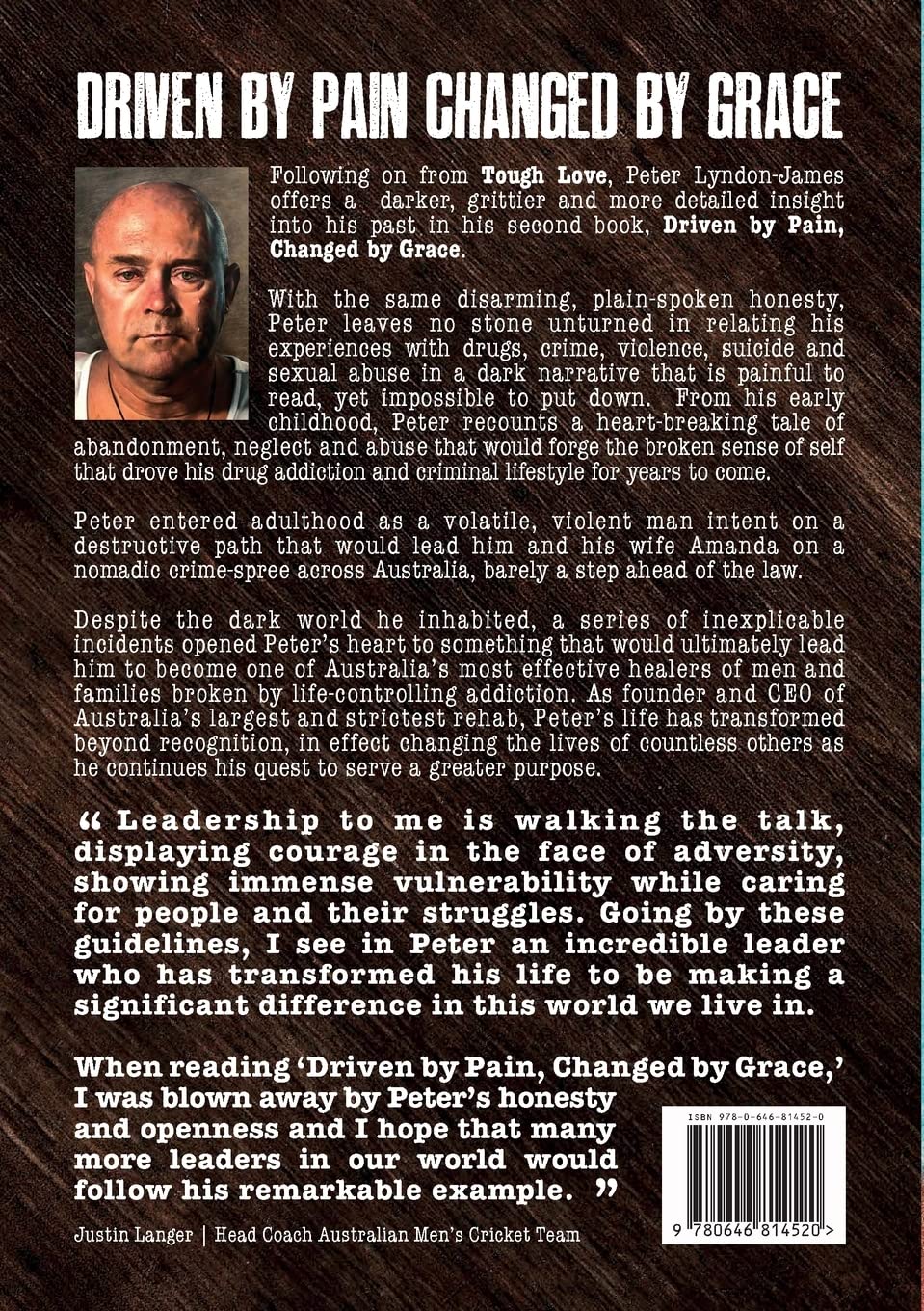 Driven By Pain Changed By Grace - Peter Lyndon-James