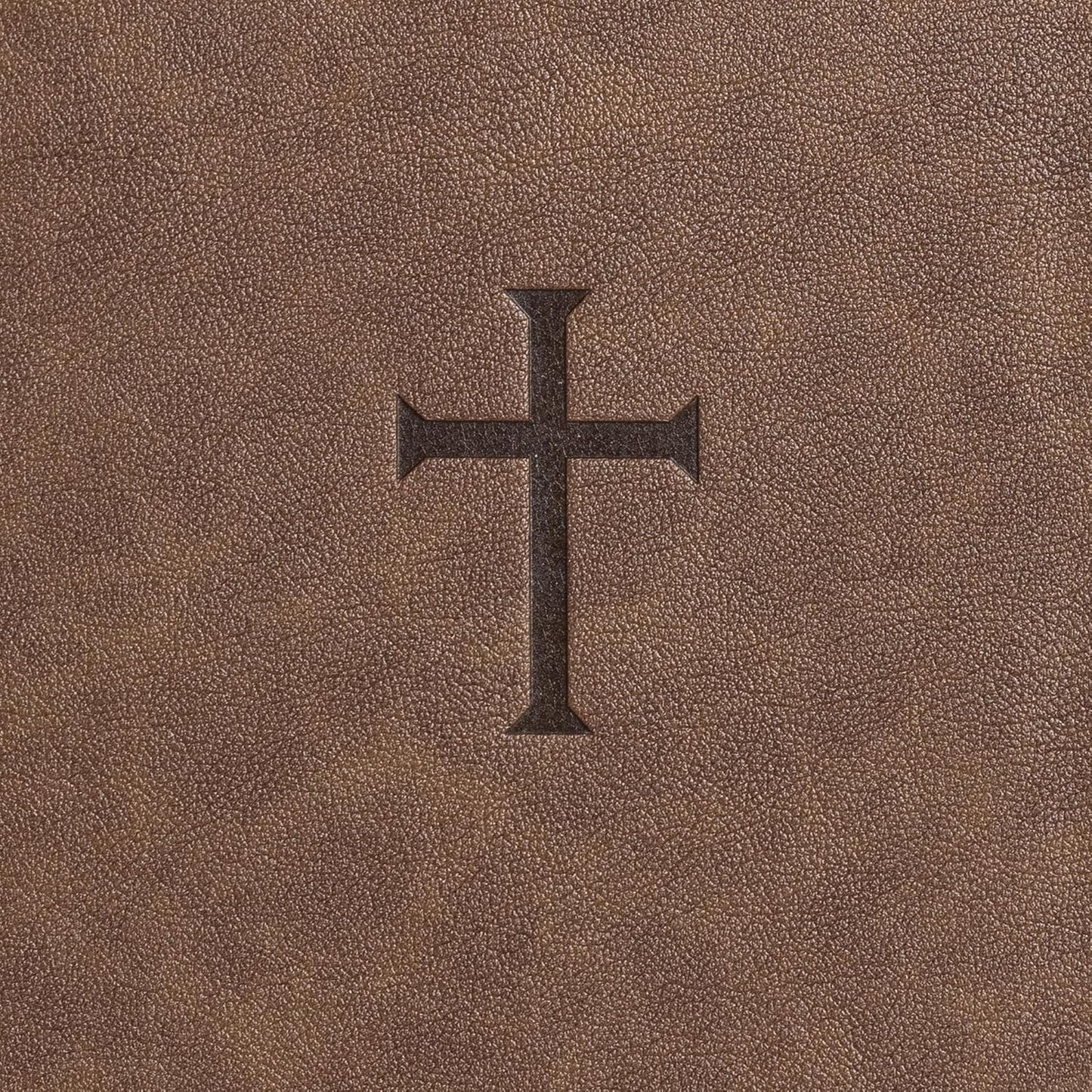 CSB Giant Print reference Bible Brown Leather Touch