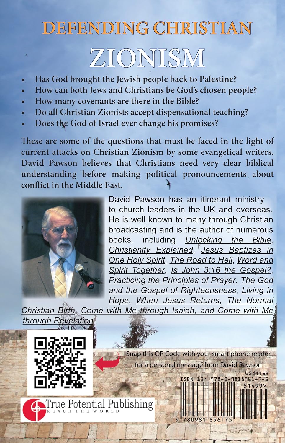 Defending Christian Zionism - David Pawson