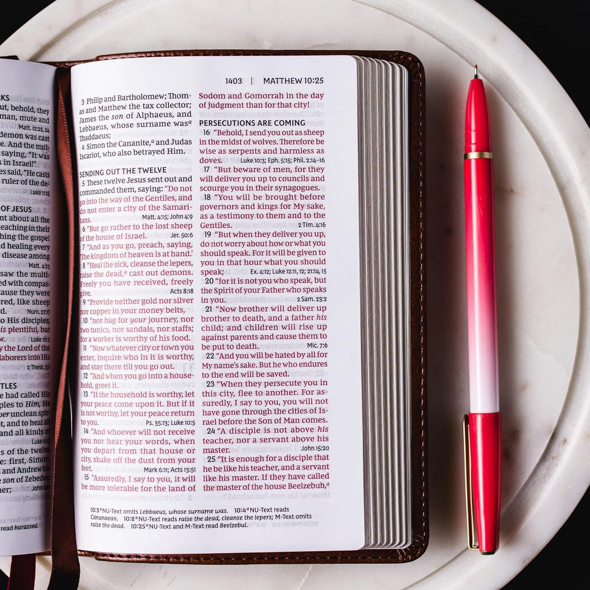 NKJV End-of-verse Reference Bible - Teal