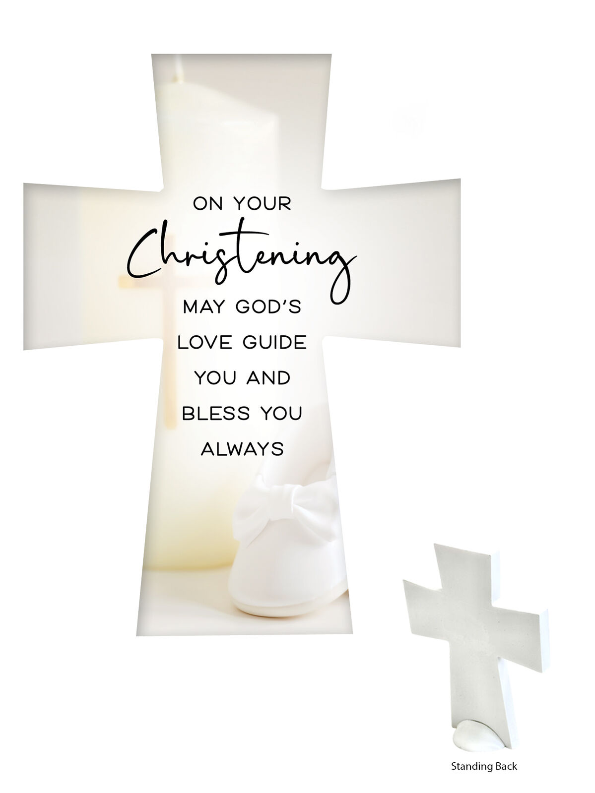 Ceramic Cross - Christening