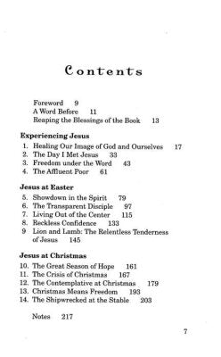 The Relentless Tenderness Of Jesus by Brennan Manning