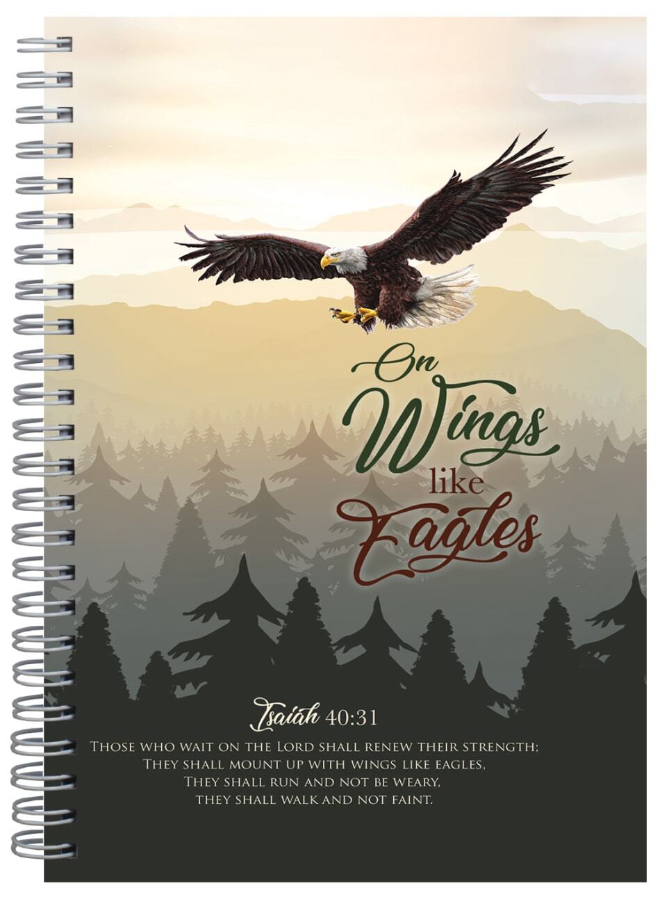 Journal Spiral - On Wings Like Eagles