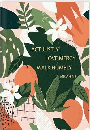 Journal (H/B) Act Justly - A5