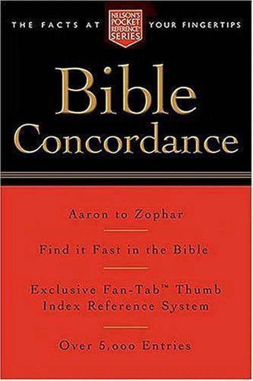 Pocket Bible Concordance by Thomas Nelson