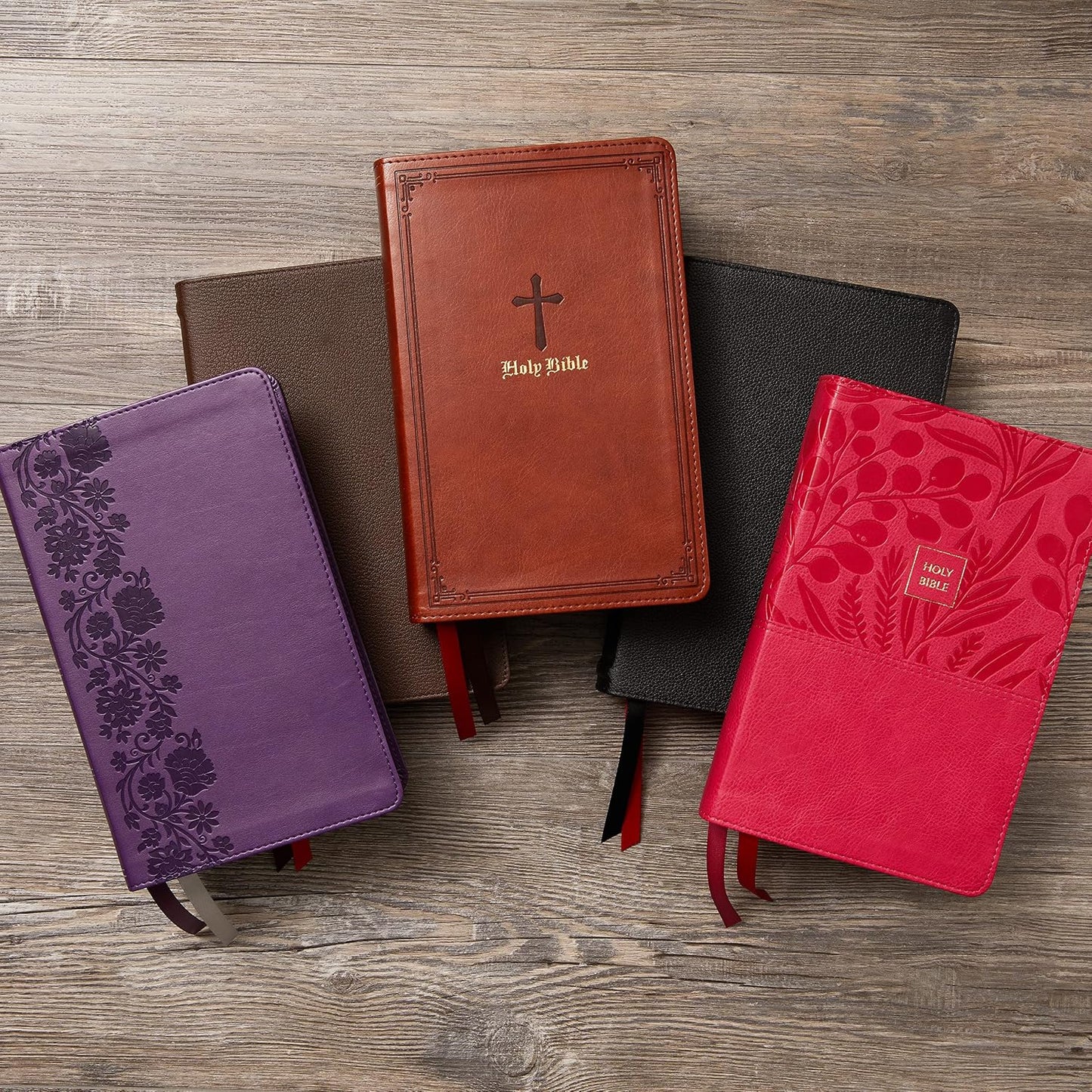 KJV End-Of-Verse Ref Bible Personal Size L/P Brown