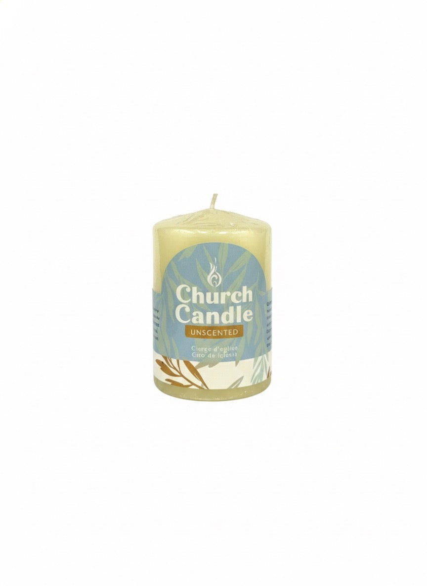 Church Candle Unscented 5x7.5cm