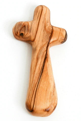 Cross Comfort Olive Wood 7Cm (Small)