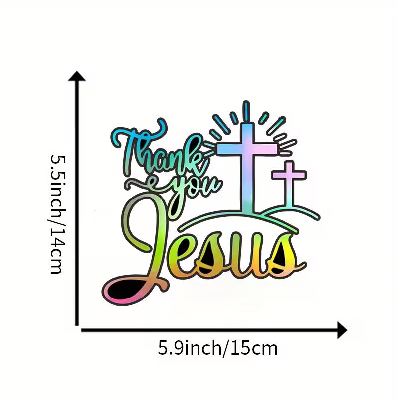 Auto Decal - Thank you Jesus