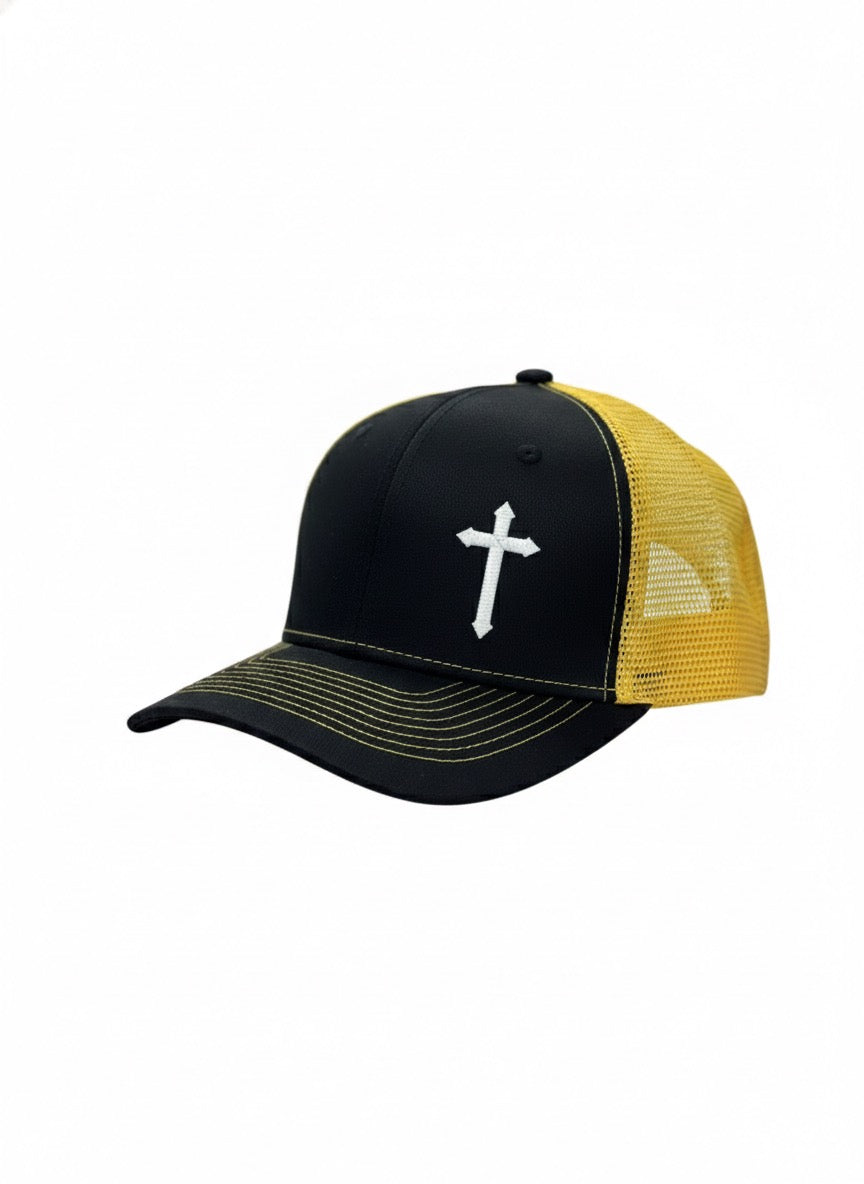 Caps with white cross