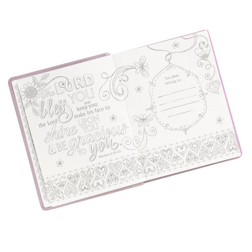 ESV Bible My Creative Journaling For Girls - Pink Lthlook