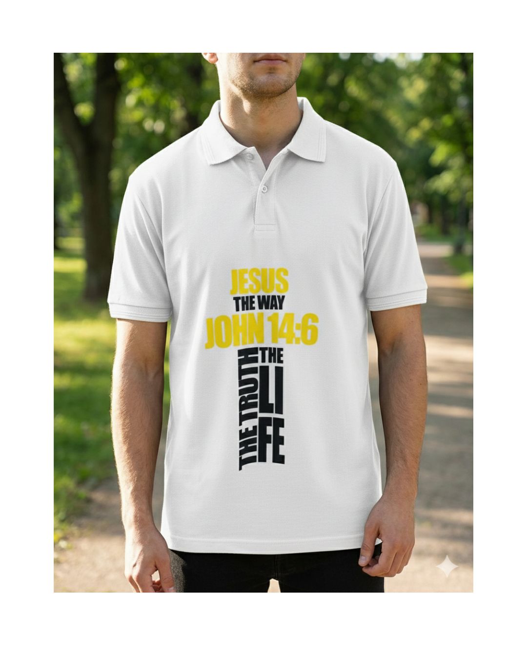 Jesus The Way Polo T/Shirt