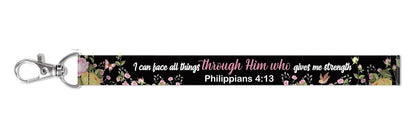 Wristlet Keychain – Philippians 4:13