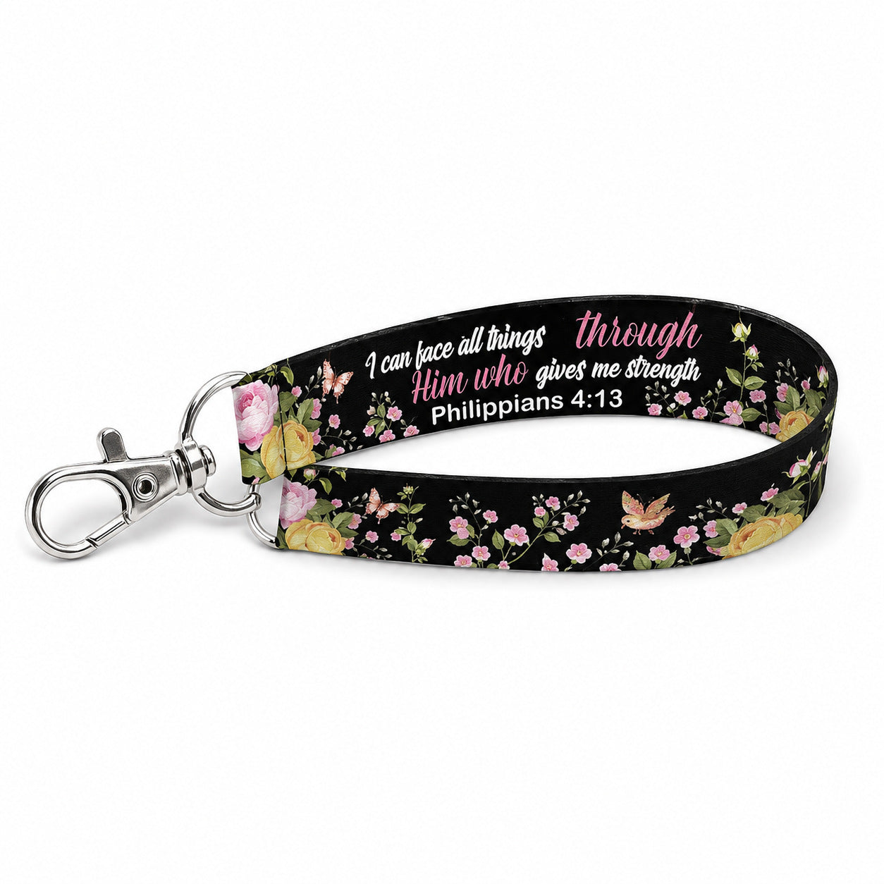 Wristlet Keychain – Philippians 4:13