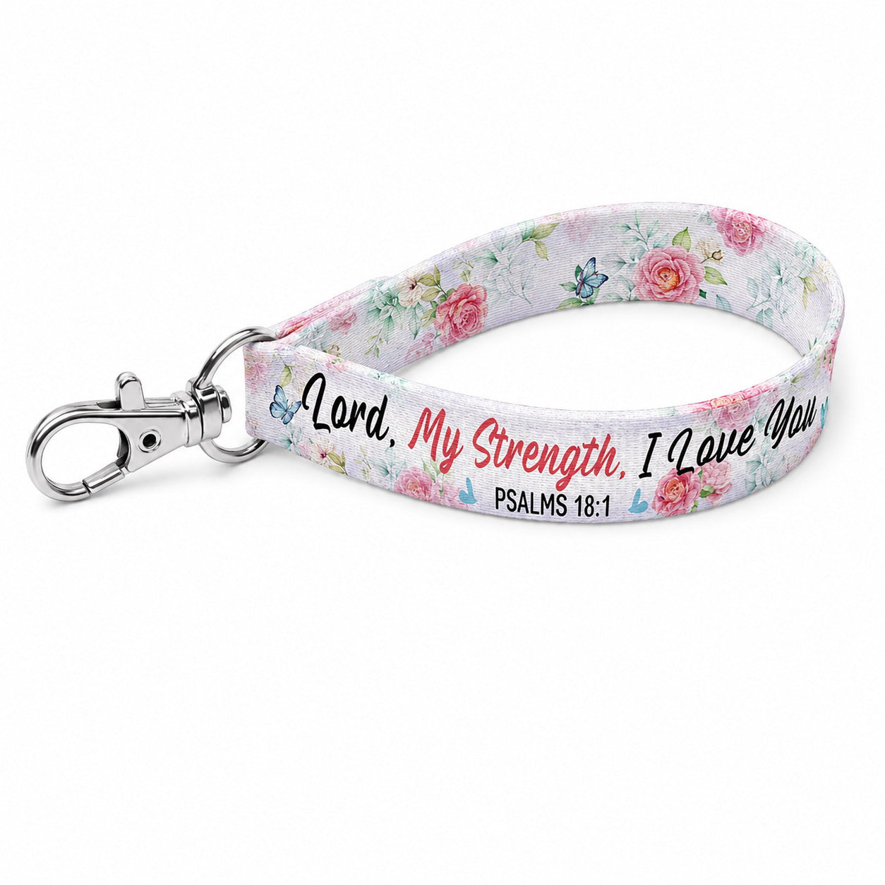 Wristlet Keychain – Psalm 18:1