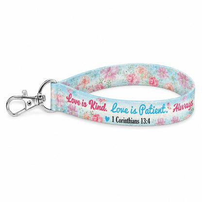 Wristlet Keychain – 1 Corinthians 13:4