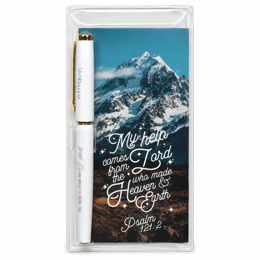 Pen Gel White - My Help is from the Lord