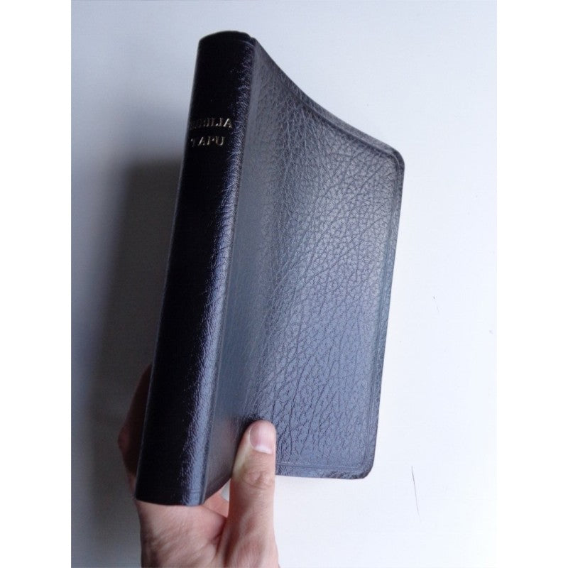 Cook Island Maori (Rarotongan) Bible Black Im/Lth