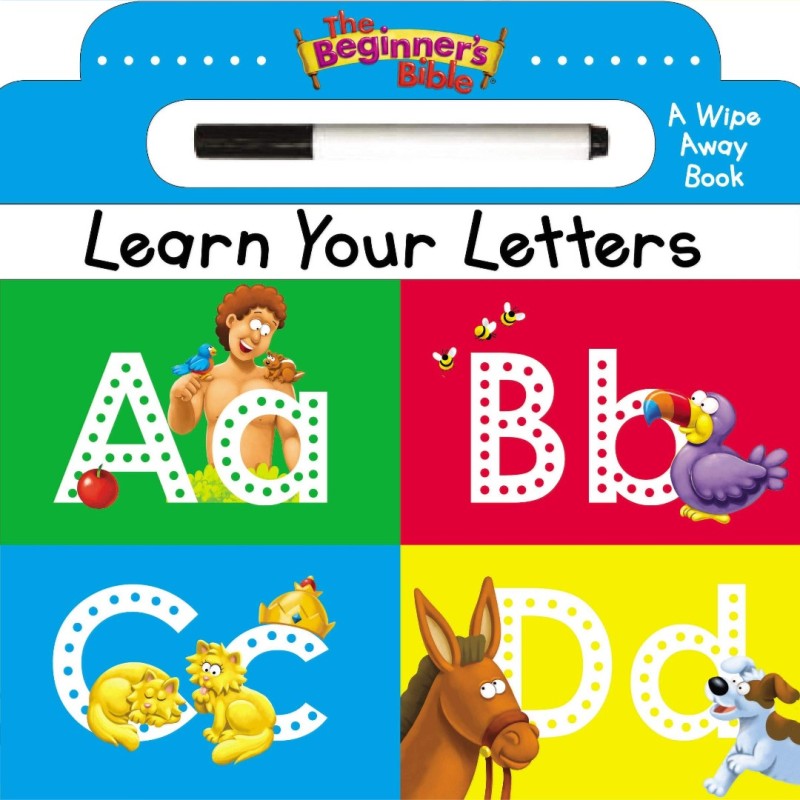 Beginners Bible - Learn Your Letters - Wipe Away Brd Bk