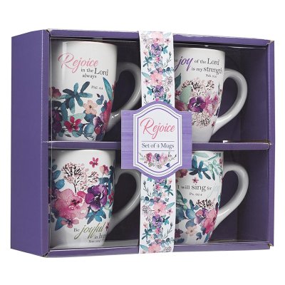 Mug set rejoice Collection Floral 4/set