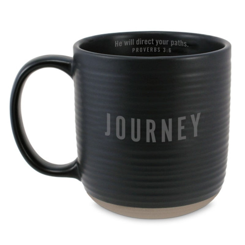 Mug Ceramic Journey Prov 3.6 Black Textured