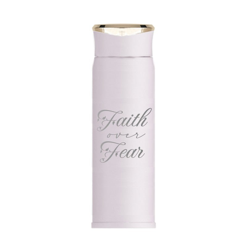 Church Flasks Bottle Flask S/Steel Pink - Faith Over Fear – Church Stores