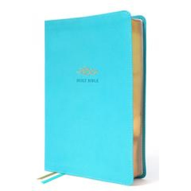 NIV  Bible Women' s Devotional L/P Teal Im/Lth