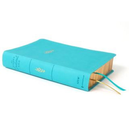 NIV  Bible Women' s Devotional L/P Teal Im/Lth